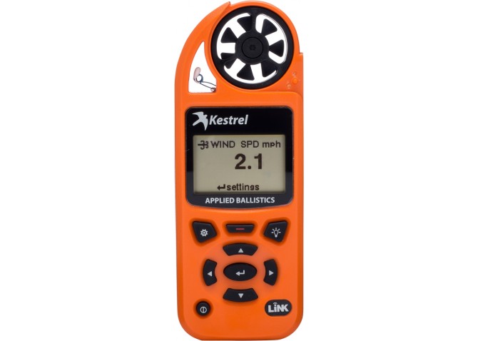 Kestrel Elite Weather Meter with Applied Ballistics with LiNK, Blazed Orange